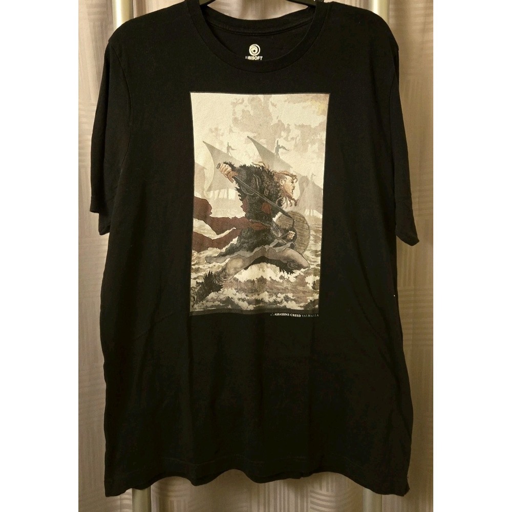 Assassin's Creed Valhalla 2013 Official Video Game Shirt Size‎ Large L Y2K